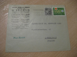 LISBOA 1965 To Berlin Germany Tokyo Japan 1964 Olympic Games Olympics Cancel Cover PORTUGAL - Zomer 1964: Tokyo