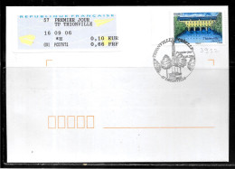 K165 - N° 3952 SUR LETTRE DE THIONVILLE DU 16/09/06 - VIGNETTE D'AFFRANCHISSEMENT - Commemorative Postmarks