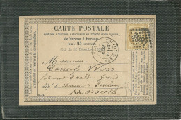 83  TOULON - CARTE INCUNABLE - 1876 (ref 582) - Toulon
