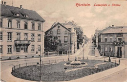 39109007 - Pforzheim. Luisenplatz Strasse Ungelaufen  Leicht Fleckig, Leicht Buegig, Sonst Gut Erhalten - Pforzheim