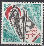 MONACO  1037, Postfrisch **, Olympische Winterspiele Sapporo, 1972 - Nuovi