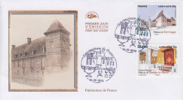 Enveloppe  FDC  1er  Jour   FRANCE    Patrimoines   De   FRANCE    2013 - 2010-2019