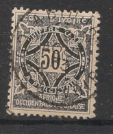 COTE D'IVOIRE - 1915 - Taxe TT N°YT. 14 - 50c Noir - Oblitéré / Used - Used Stamps