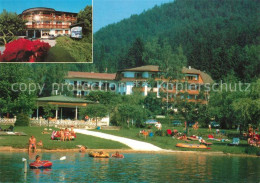 73222823 Unterburg Klopeinersee Ferienhotel Krainz Haus Alpensee Strandbad Stran - Sonstige & Ohne Zuordnung