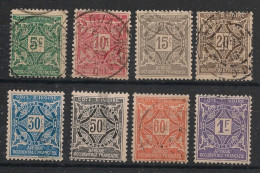 COTE D'IVOIRE - 1915 - Taxe TT N°YT. 9 à 16 - Série Complète - Oblitéré / Used - Used Stamps