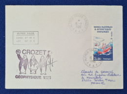 TAAF,  Timbre Numéro 121 Oblitéré De CROZET Le 16/11/1986. - Storia Postale