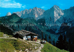 73222456 Kufstein Tirol Hinterkaiserfeldenalm Wilder Kaiser Kaisergebirge Kufste - Sonstige & Ohne Zuordnung