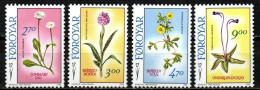 Färöer 1988 - Mi.Nr. 162 - 165 - Postfrisch MNH - Blumen Flowers - Other & Unclassified