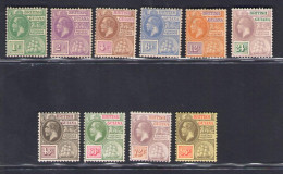 1921-27 British Guiana - Stanley Gibbons N. 272/82 - MNH** - Sonstige & Ohne Zuordnung