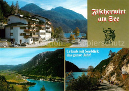 73222085 Achenkirch Fischerwirt Am See Panorama Achenkirch - Andere & Zonder Classificatie