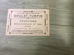 JUSSY.            AISNE.           GOULET TURPIN - Alimentare