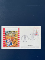 FDC Expositions Philatéliques De Monaco 2000 - Storia Postale