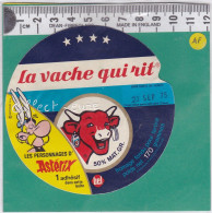 C1269 FROMAGE FONDU VACHE QUI RIT ASTERIX 170 Gr  1976 - Quesos