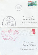 France 2 Enveloppes 2002 Mission Héraclès BCR Meuse Frégatte De Grasse - Correo Naval