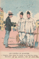 CPA Soldat Militaire Militaria Gradé "les Corvées De Quartier" Humour Illustrateur P. JARRY - Humoristiques