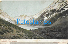 228404 ARGENTINA CORDILLERA LAGUNA DEL INCA ED TONARELI BREAK POSTAL POSTCARD - Argentina