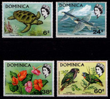 Dominica  Michel 296-299   Vögel Birds Wildlife Tiere 1970 **   (9259 - Albatrosse & Sturmvögel