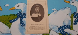 Anne De Guigné Geb. 25/04/1911 Annecy Le Vieux (FR)- Gest. Cannes 14/01/1922 - Devotieprenten