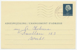 Verhuiskaart G. 35 Zwolle - Utrecht 1967 - Material Postal