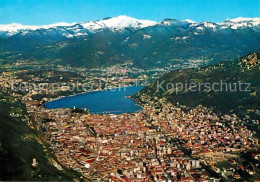 73219929 Como Lago Di Como Panorama Dall Aereo Con Vista Del Primo Bacino Alpi C - Other & Unclassified