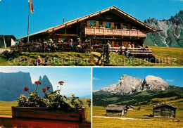 73219924 Seiser Alm Dolomiten Alpe Di Siusi Berggaststaette Dolomiten  - Otros & Sin Clasificación