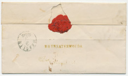 Naamstempel Rhynsaterwoude 1856 - Covers & Documents