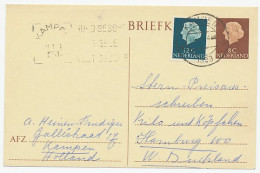 Briefkaart G. 319 / Bijfrankering Kampen - Duitsland 1959 - Ganzsachen