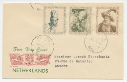 FDC / 1e Dag Em. Zomer 1956 ( 2 Covers ) - Ohne Zuordnung