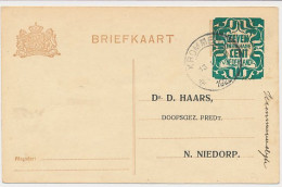 Briefkaart G. 166 Particulier Bedrukt Krommenie 1922 - Entiers Postaux