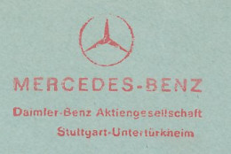 Meter Cut Germany 1963 Car - Mercedes Benz - Cars