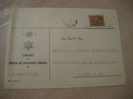 CASTELO BRANCO 1965 To Figueira Da Foz Comando Policia Police Cancel Cover PORTUGAL - Policia – Guardia Civil