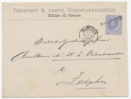 Naamstempel Millingen 1886 - Brieven En Documenten