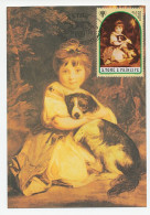 Maximum Card Sao Tome And Principe 1981 Dog - UNICEF - Otros & Sin Clasificación
