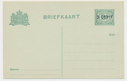 Briefkaart G. 96 A I - Gebroken N  - Entiers Postaux