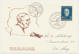 FDC / 1e Dag Em. Nationaal Luchtvaartfonds 1954 -Autopostkantoor - Unclassified