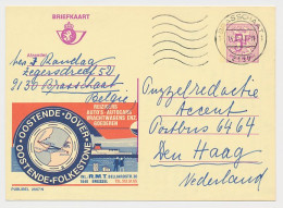 Publibel - Postal Stationery Belgium 1977 Ferry Boat - Oostende - Dover / Folkstone - Schiffe