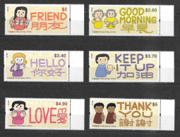 Hong Kong, 2018 Inclusive Communication, Complete Set Marginals MNH (H558) - Unused Stamps