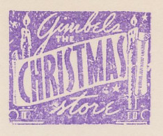 Meter Cut USA 1940 Christmas Store - Gimbel - Noël