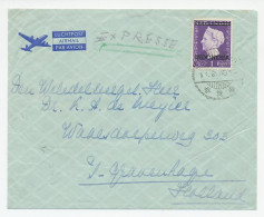 Em. Hulpuitgifte 1948 Indonesia Expresse Bandoeng - Den Haag - Niederländisch-Indien