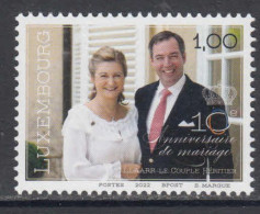 2022 Luxembourg Wedding Anniversary Royalty Complete Set Of 1 MNH  @ BELOW FACE VALUE - Neufs