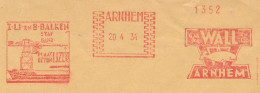 Meter Cover Netherlands 1934 Sheet Iron - Metal Beams - Whale - Andere & Zonder Classificatie