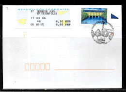K170 - N° 3952 SUR LETTRE DE THIONVILLE DU 16/09/06 - VIGNETTE D'AFFRANCHISSEMENT DU DIMANCHE 17/09/06 - Commemorative Postmarks