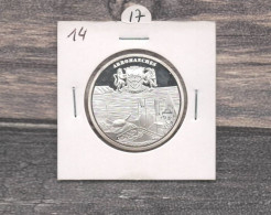 Médaille Souvenirs&Patrimoine : Arromaches Blason (couleur Argent) - Altri & Non Classificati