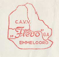 Meter Cover Netherlands 1966 Map Noordoostpolder - Geografía