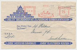Address Label Netherlands 1938 Medical Bandages - Arnhem - Altri & Non Classificati