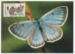 Maximum Card Czech Republic 2002 Butterfly - WWF - Andere & Zonder Classificatie