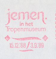 Meter Cover Netherlands 1989 Jemen / Yemen - Exhibition Tropical Museum - Non Classés