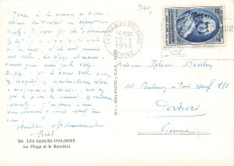 FRANCE SEUL SUR LETTRE. N° 940. SURTAXE.D'ARGENSON. CP. INTERIEUR - 1921-1960: Periodo Moderno