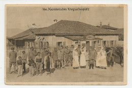 Fieldpost Postcard Germany / Macedonia 1918 Soldier S Home - Macedonia - WWI - WO1