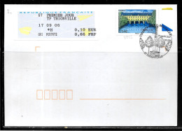 K171 - N° 3952 SUR LETTRE DE THIONVILLE DU 16/09/06 - VIGNETTE D'AFFRANCHISSEMENT DU DIMANCHE 17/09/06 - Commemorative Postmarks